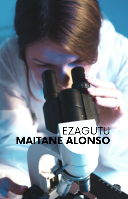 portada: una chica mira a través de un microscopio